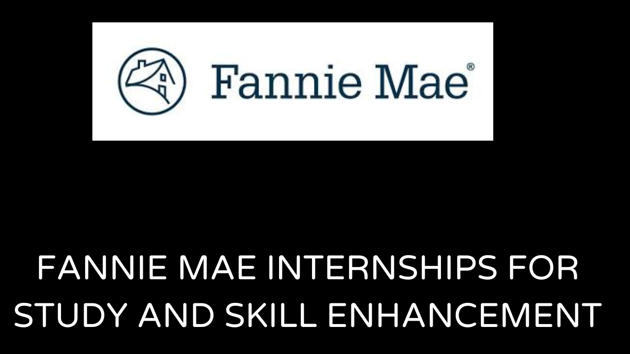 Fannie Mae Internships