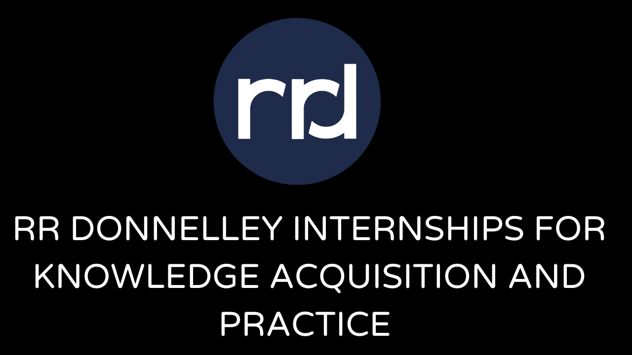 RR Donnelley Internships