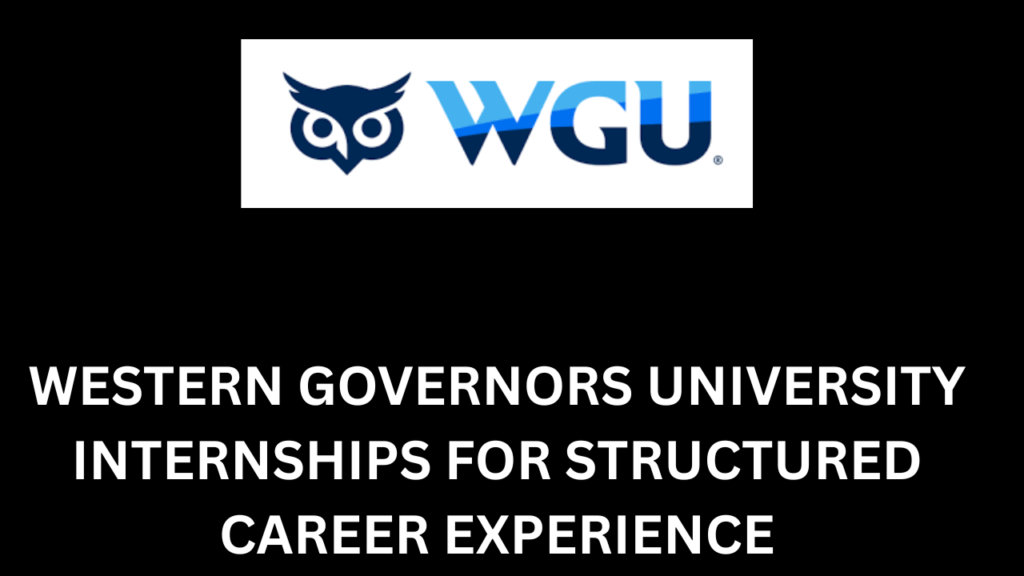Western Governors University Internships